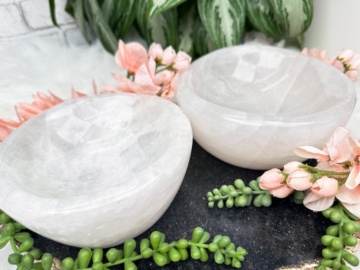 White Quartz Bowls