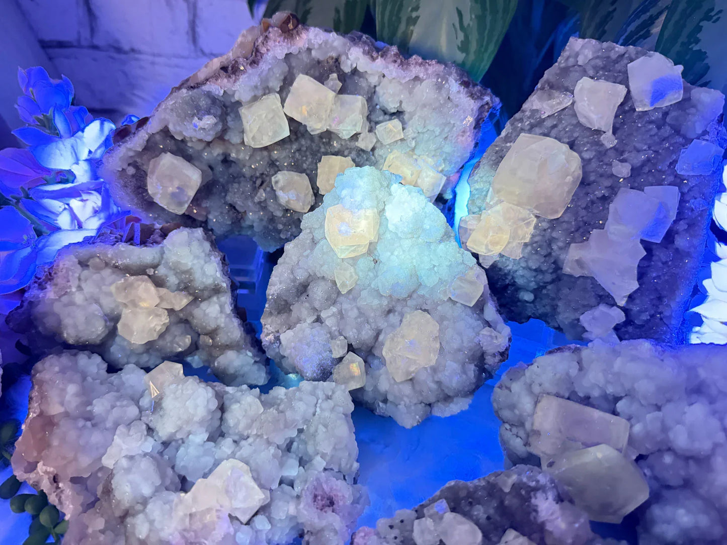 Old Stock Twin Pink Calcite