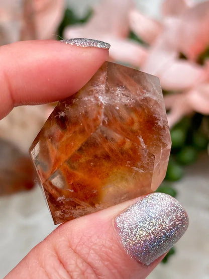 Red Amphibole Quartz
