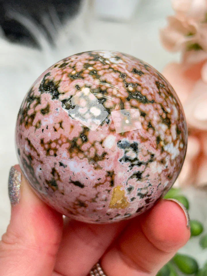 Colorful Ocean Jasper Spheres
