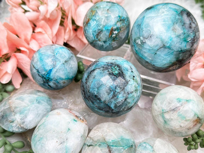 peruvian-chrysocolla-quartz-crystals