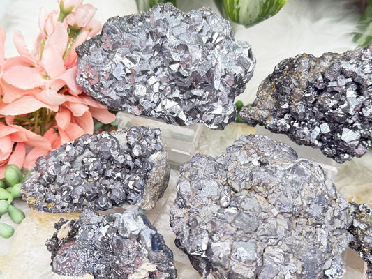 Silver Galena Crystals