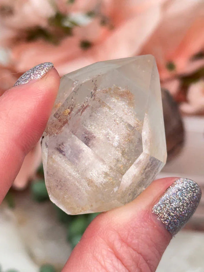 Included Geometric Quartz & Amethyst