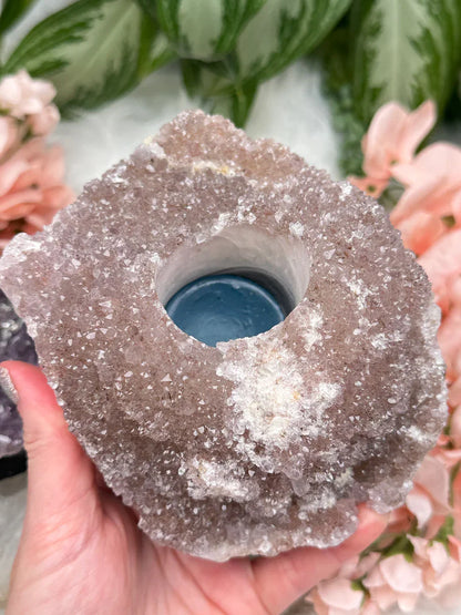 Amethyst Candle Holders