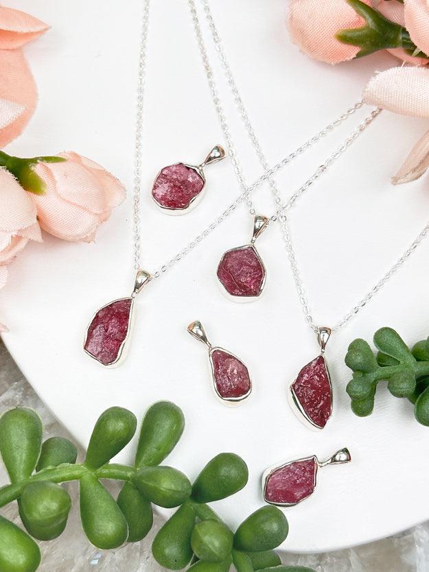 pink-tourmaline-october-birthstone-necklace