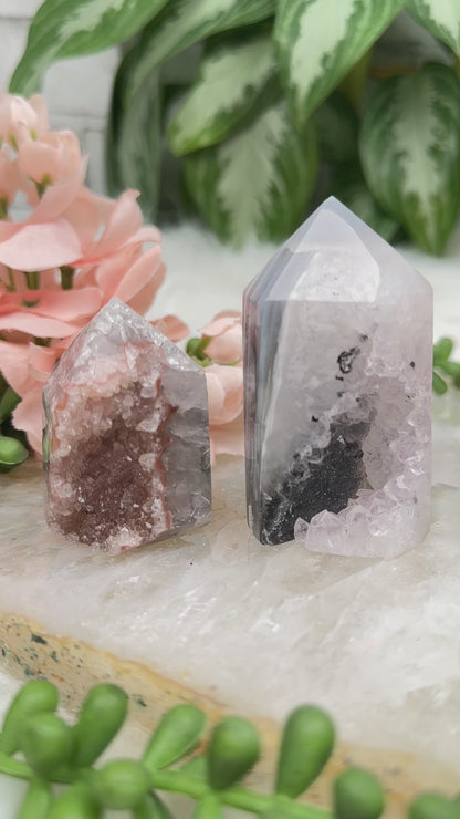 Agate Crystal Points