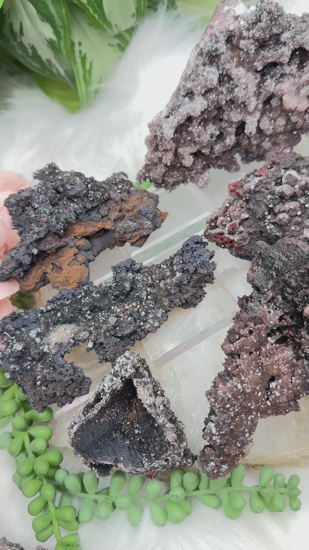 mexican-black-red-calcite-crystal-clusters