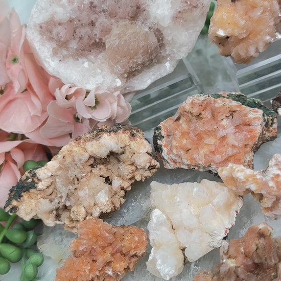 indian-orange-heulandite-clusters