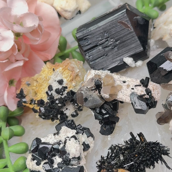 schorl-tourmaline-smoky-quartz-microline