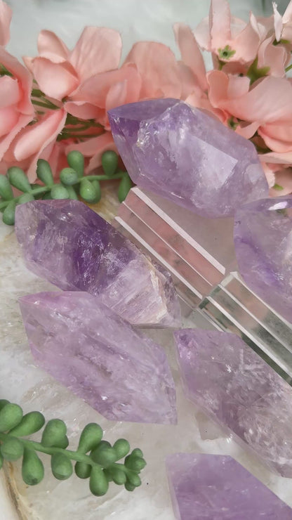 Amethyst Double Points