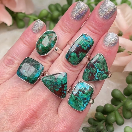 925-silver-malachite-chrysocolla-rings