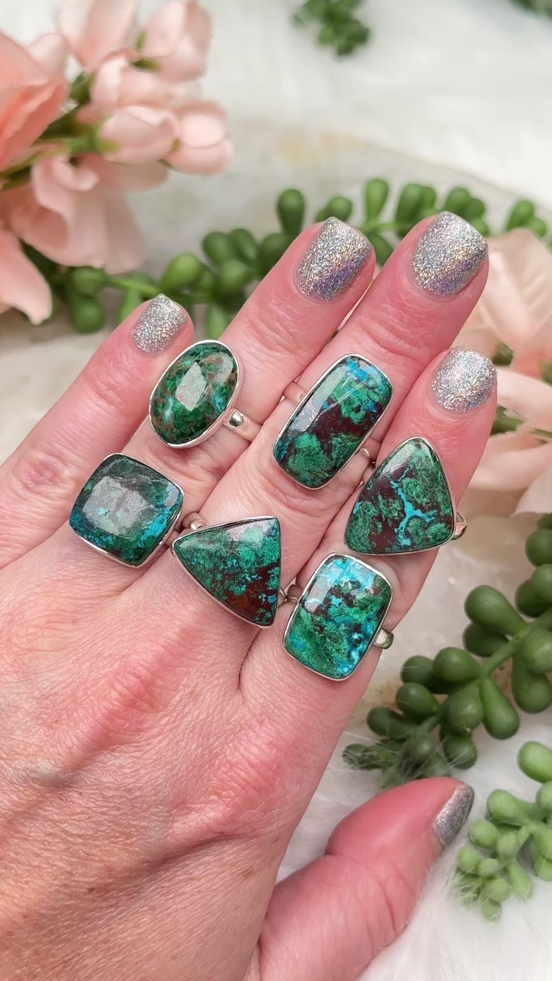 925-silver-malachite-chrysocolla-rings