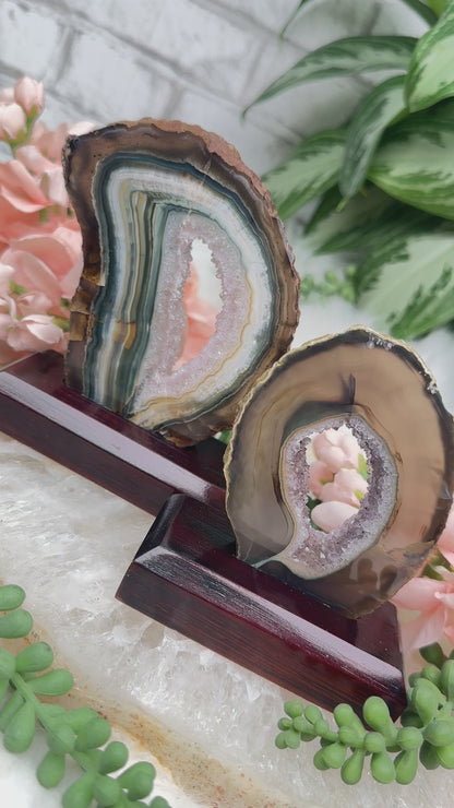 Geode Slice Displays