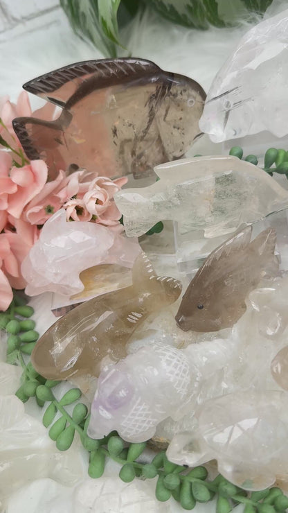 Quartz Animal Carvings