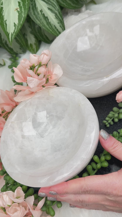 White Quartz Bowls