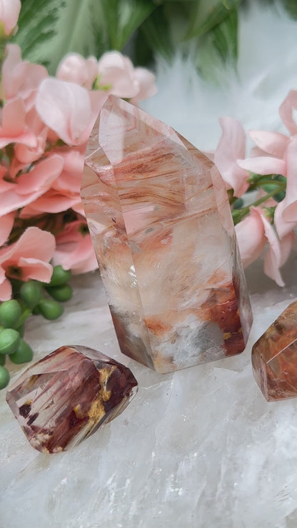 Red Amphibole Quartz