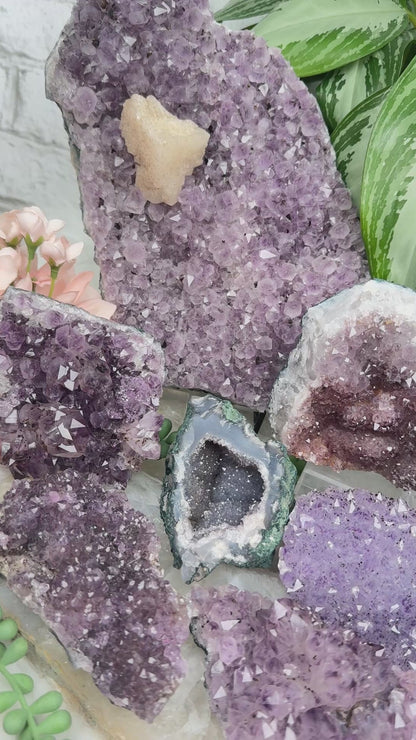 Unique Amethyst Crystal Clusters
