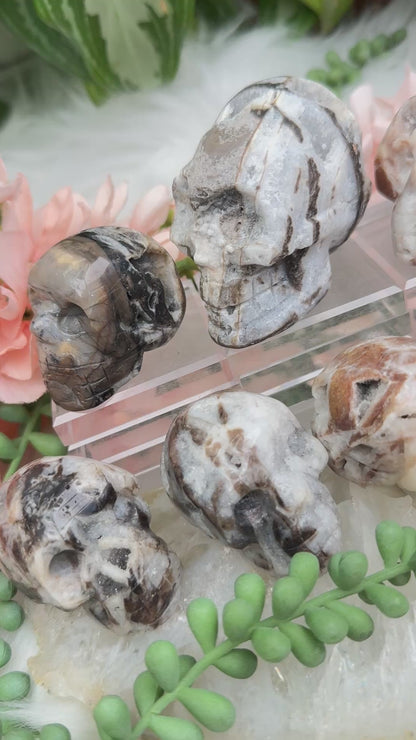 Quartz Sphalerite Skulls