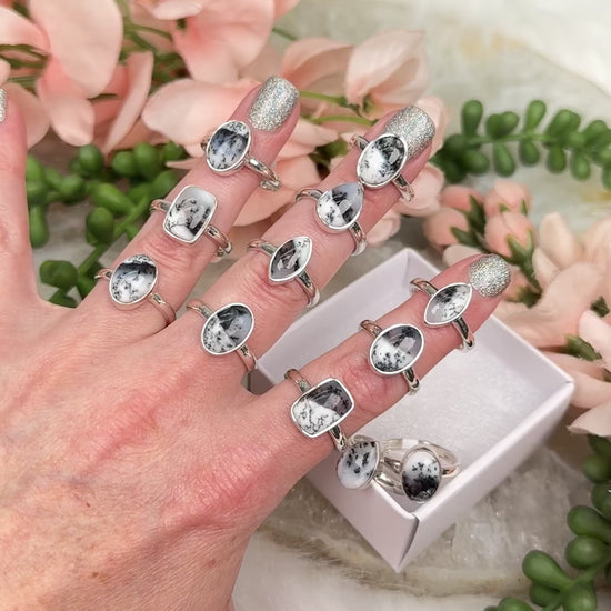 silver-dendritic-opal-rings-for-sale