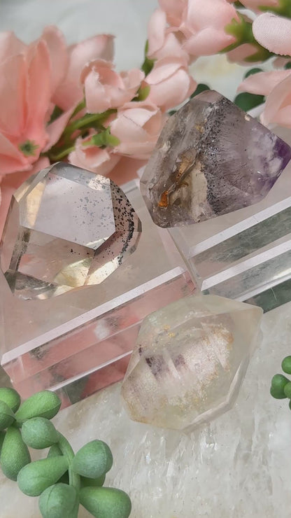 Included Geometric Quartz & Amethyst