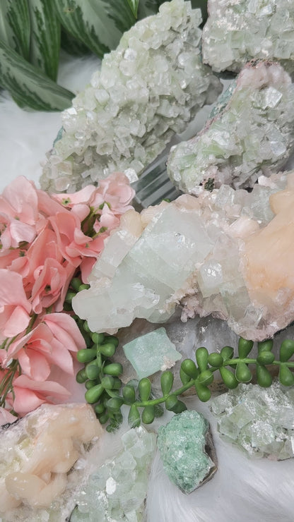 indian-green-apophyllite-clusters