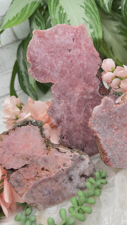 Semi-Polished Pink Amethyst