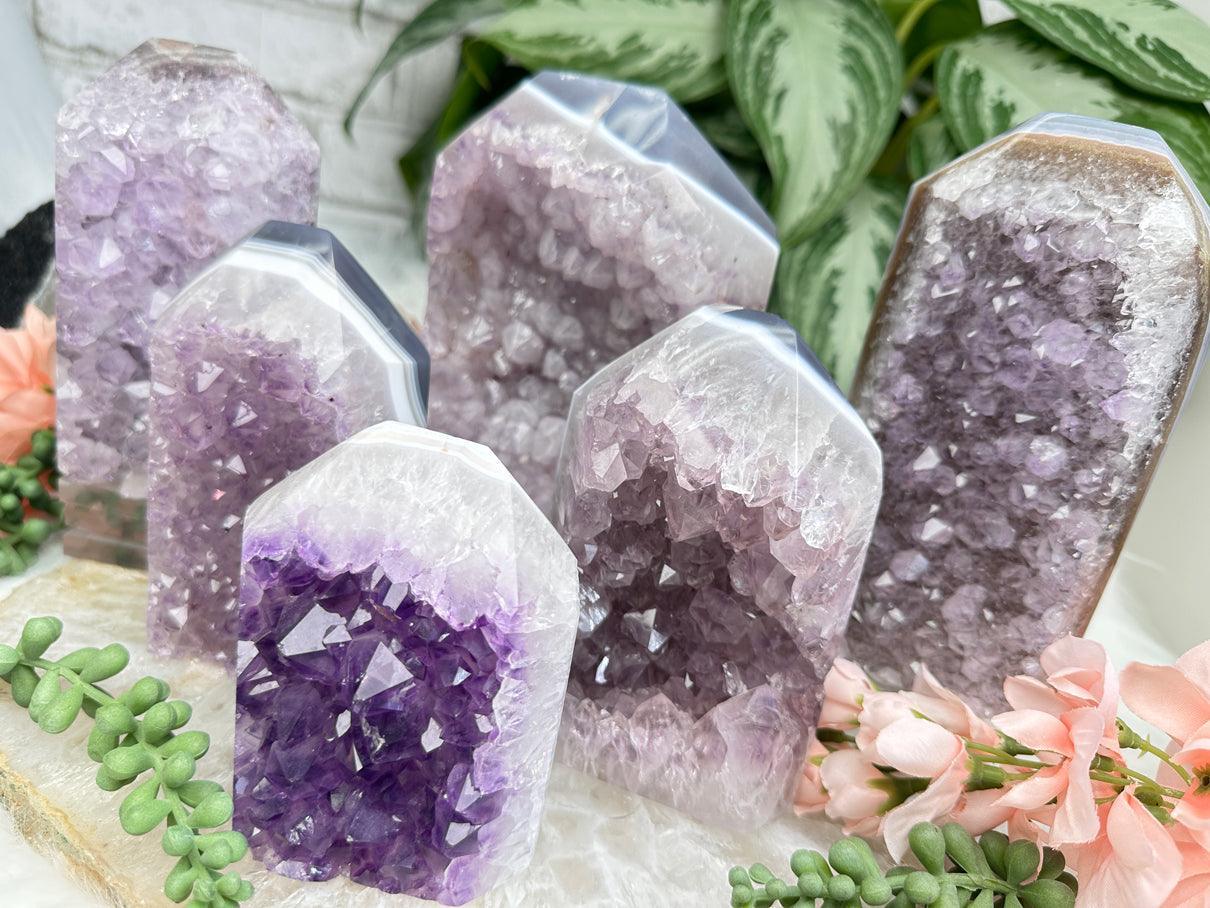 Amethyst Cluster Points