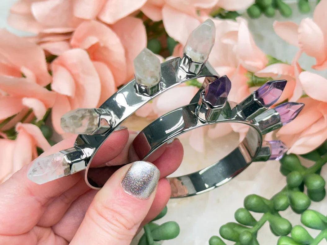 quartz-amethyst-spike-bracelets