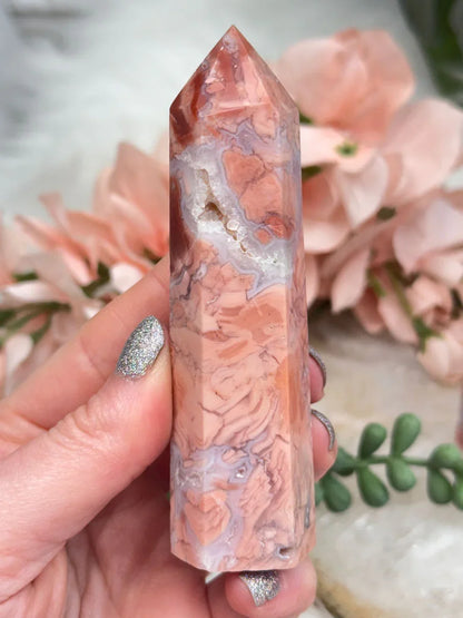 quartz-cotton-candy-agate-point