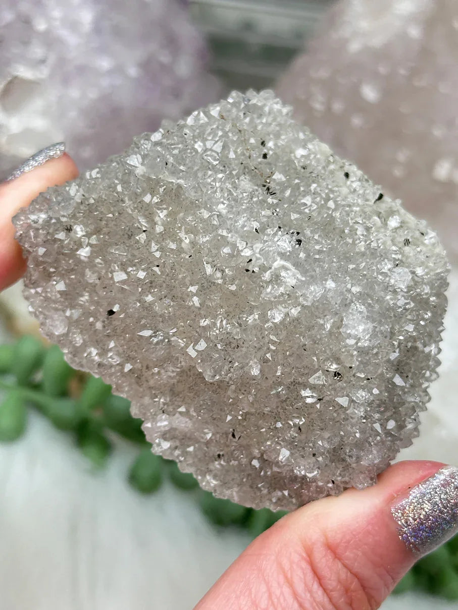 quartz-over-calcite-point