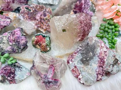 Raw Lepidolite & Tourmaline
