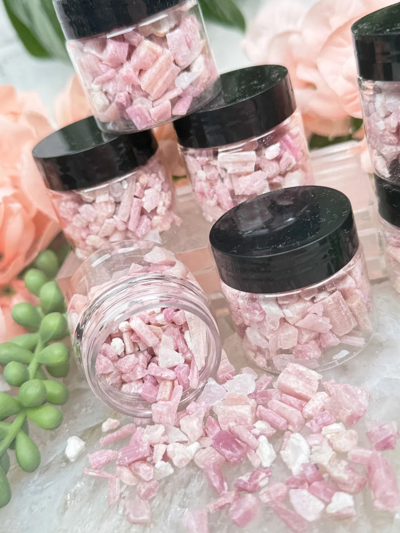 raw-pink-tourmaline-dust-jars