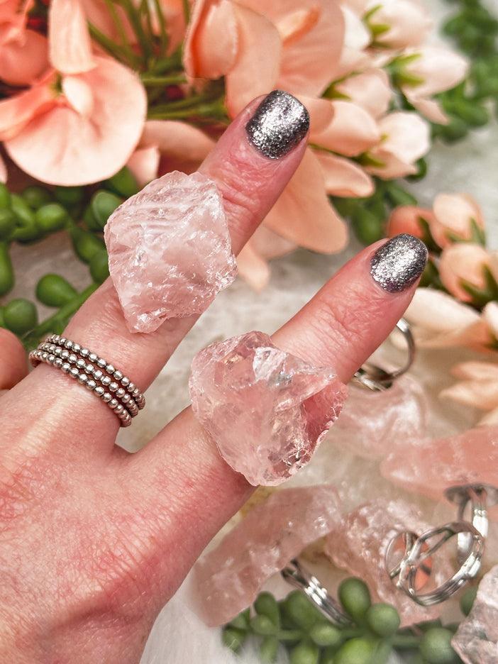 raw-rose-quartz-rings