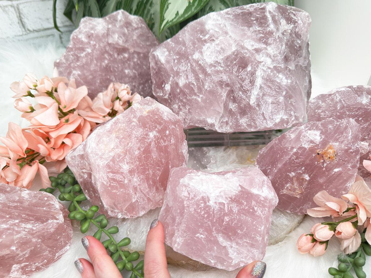 Raw Rose Quartz