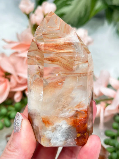 Red Amphibole Quartz