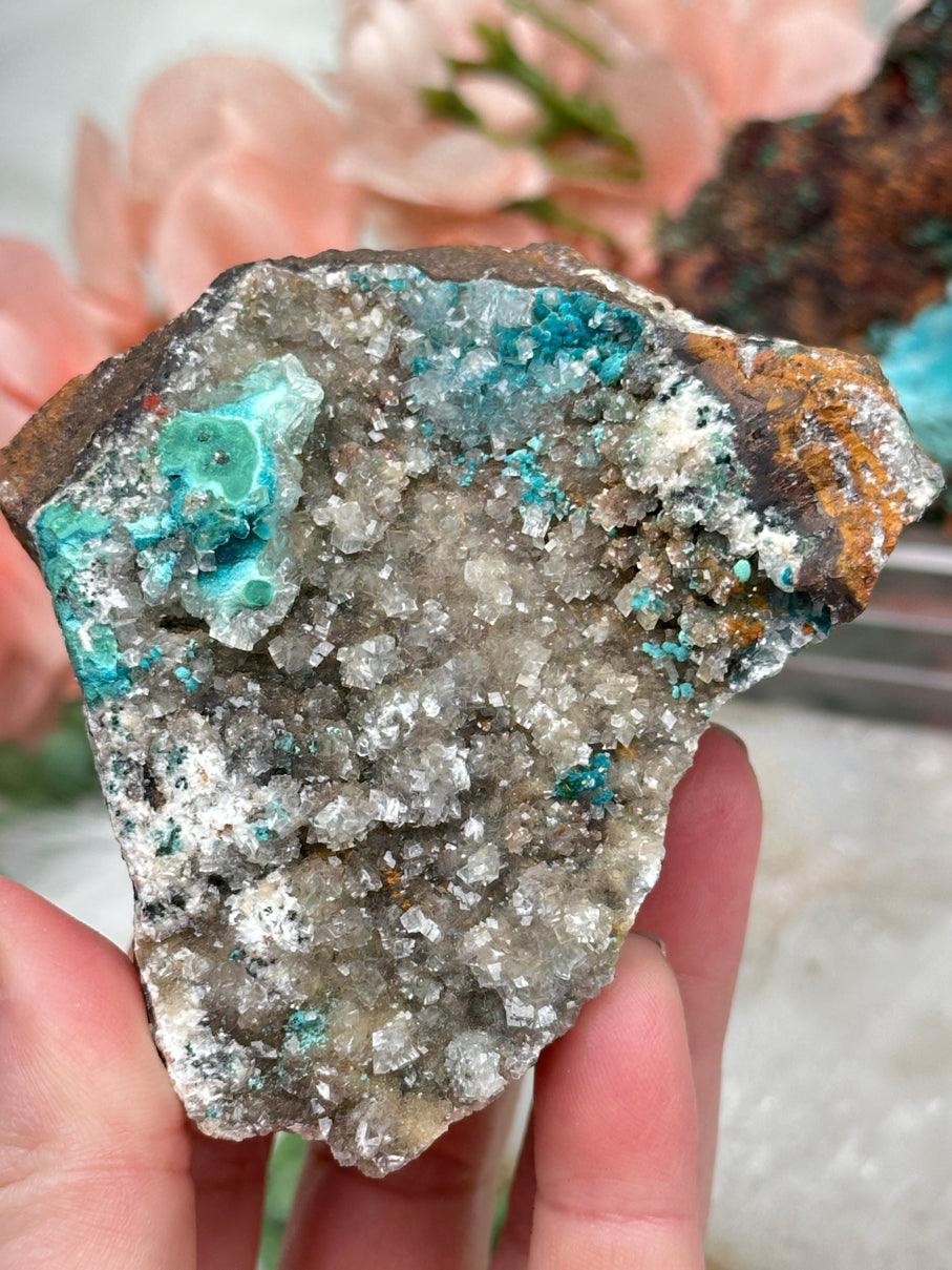 rosasite-on-dolomite