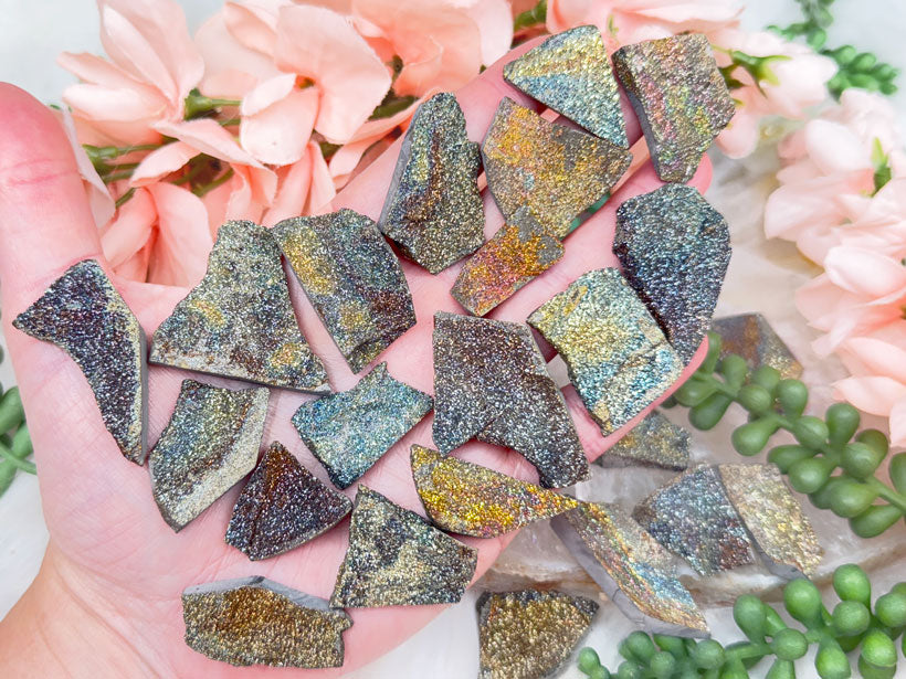 Small Russian Rainbow Pyrite