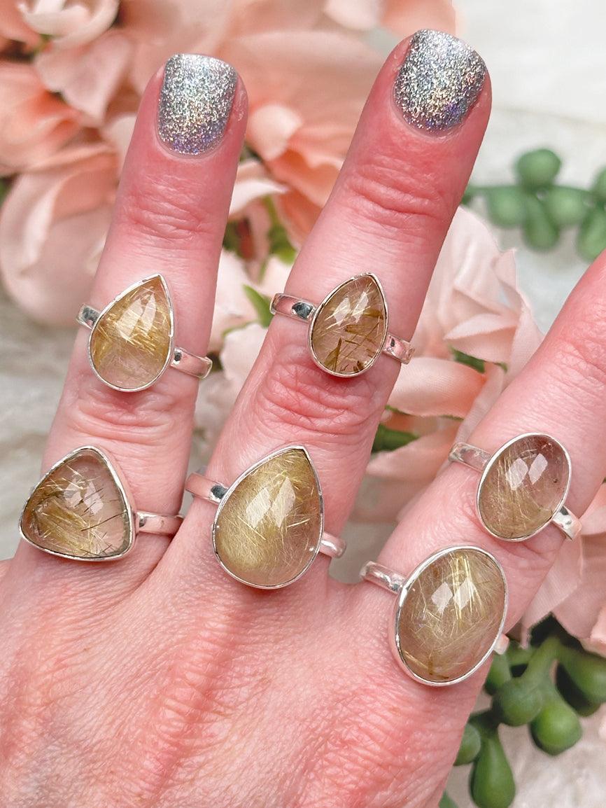 rutile-quartz-rings