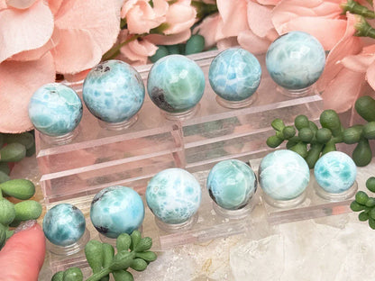 small-blue-larimar-spheres