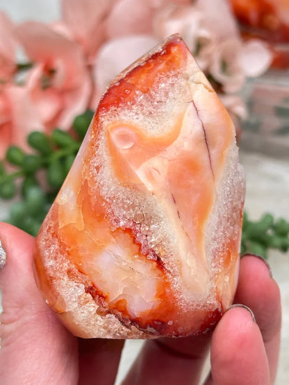 Orange Carnelian Flames