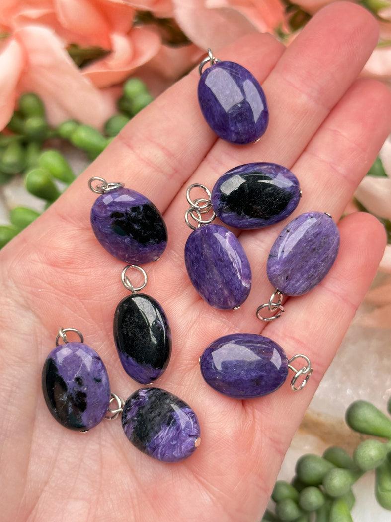 small-charoite-pendants