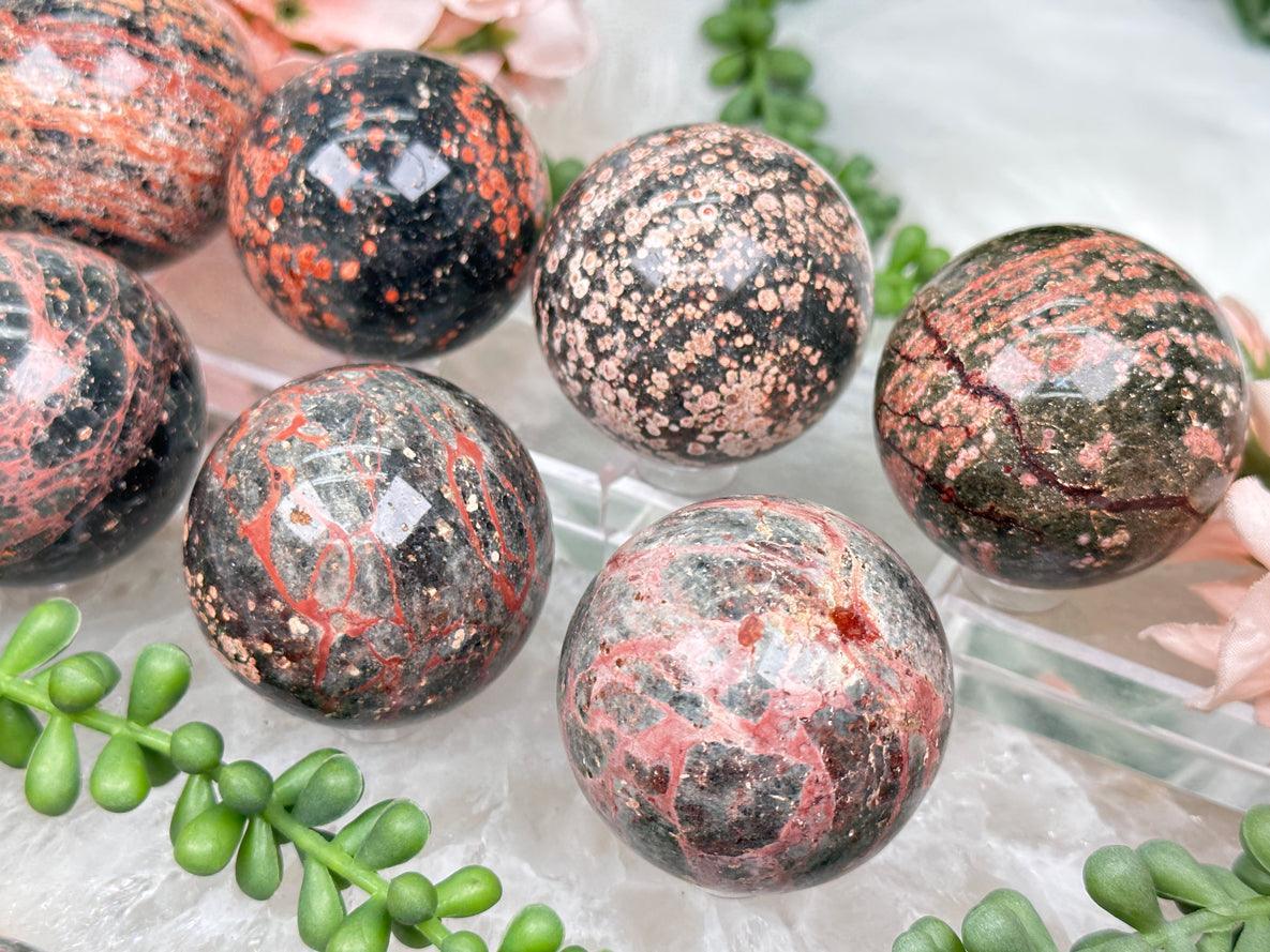 small-fire-calcite-spheres