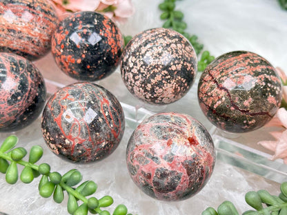 small-fire-calcite-spheres