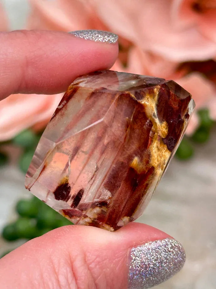 Red Amphibole Quartz