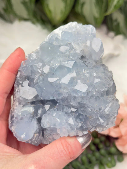 Blue Celestite Crystals
