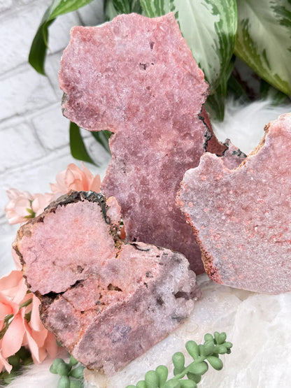 Semi-Polished Pink Amethyst