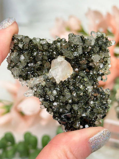 turkey-epidote-quartz-cluster