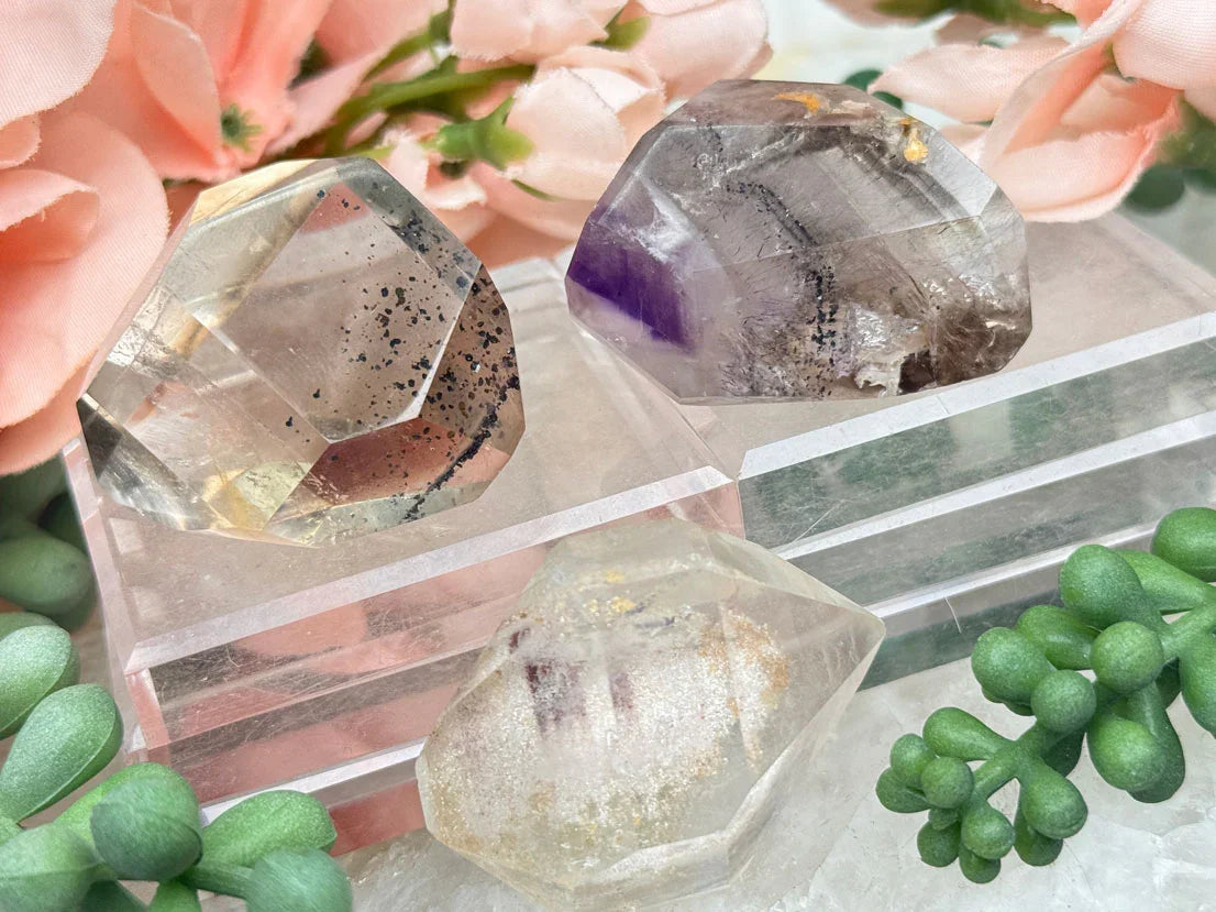 Included Geometric Quartz & Amethyst