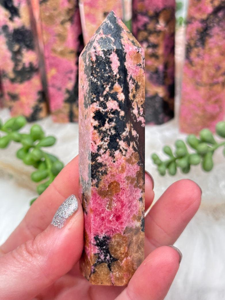 unique-rhodonite-point