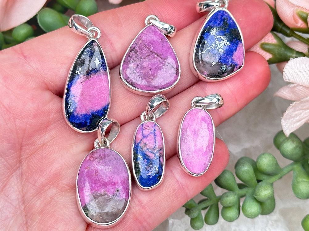 vibrant-cobalto-calcite-pendants